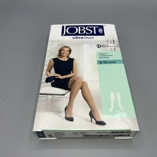 JOBST SupportWear Knee High Sun Bronze Shoe Sz 9.5-11 Mild Compression