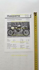 Husqvarna CR 125 Cross 1981 scheda tecnica originale
