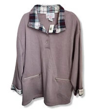 Vintage Carolina Colours Pullover Sweatshirt Tunic Women's 24W Deadstock NWT