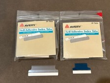 Avery Self Adhesive Index Tabs, 47 Total Tabs
