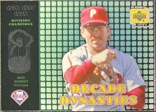 2001 Upper Deck Mike Schmidt #D7 1970's Decade Dynasties Philadelphia Phillies 