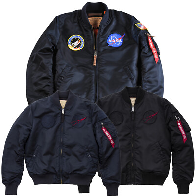 Alpha Industries Herren Bomberjacke MA-1 VF NASA