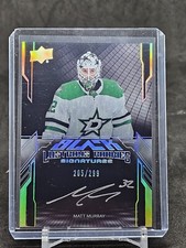 2023-24 SPx Hockey MATT MURRAY UD Black Lustrous Rookie Auto #/299