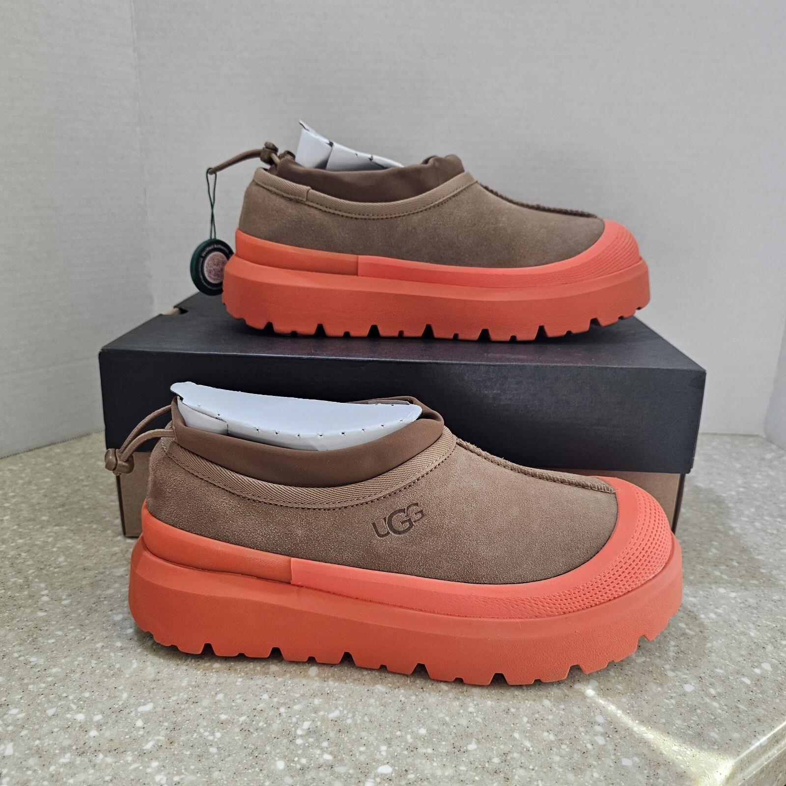 Ugg Tasman Weather Hybrid Chestnut/Orange All Gender M 8 W 10 Shoes NIB