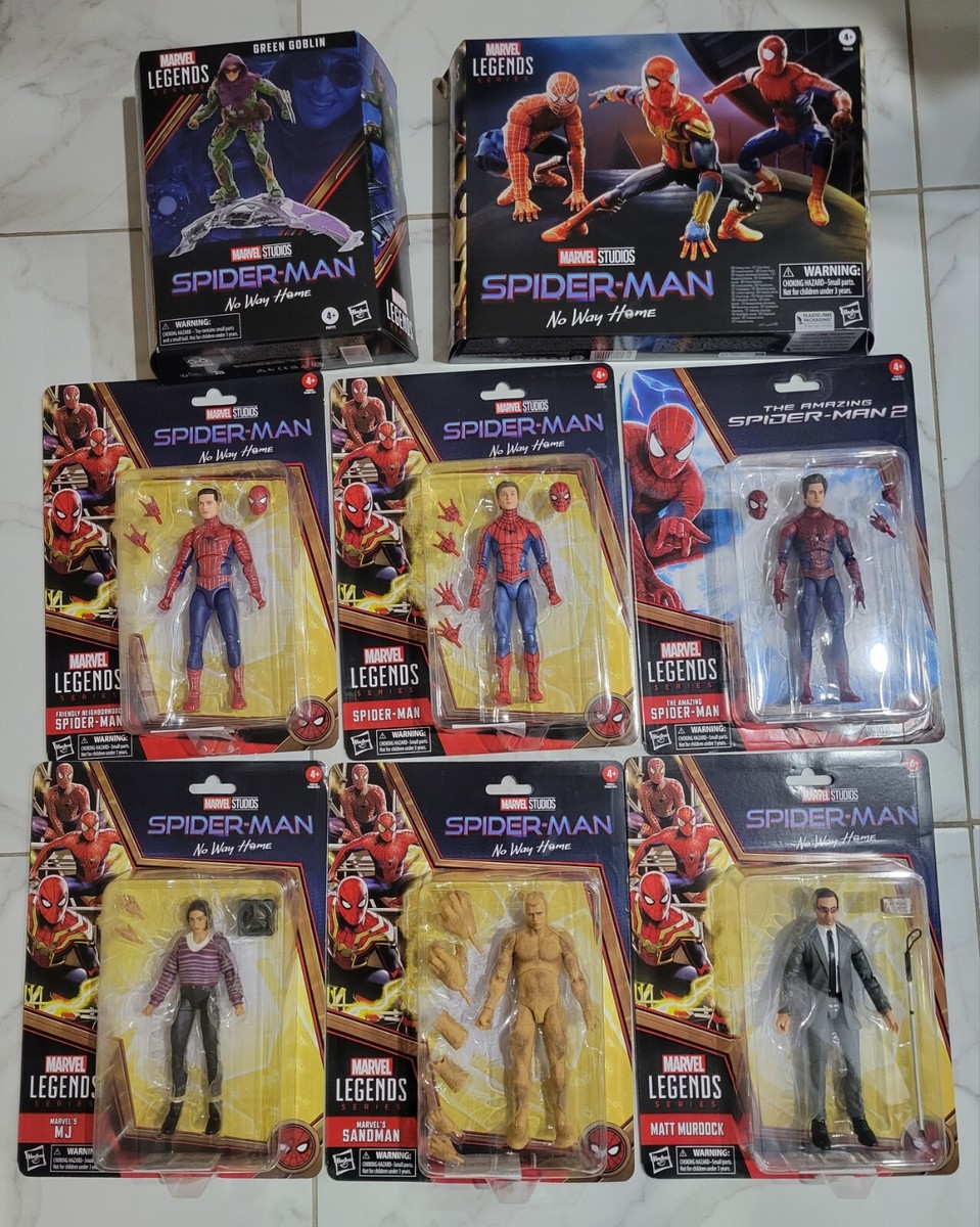 MARVEL LEGENDS SPIDERMAN NO WAY HOME SET SEALED UNOPENED HASBRO