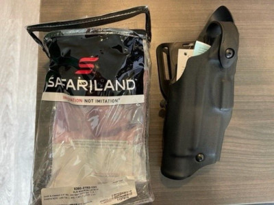 Safariland 6360 ALS Level III Midride Holster, STX Smith & Wesson M&P with light
