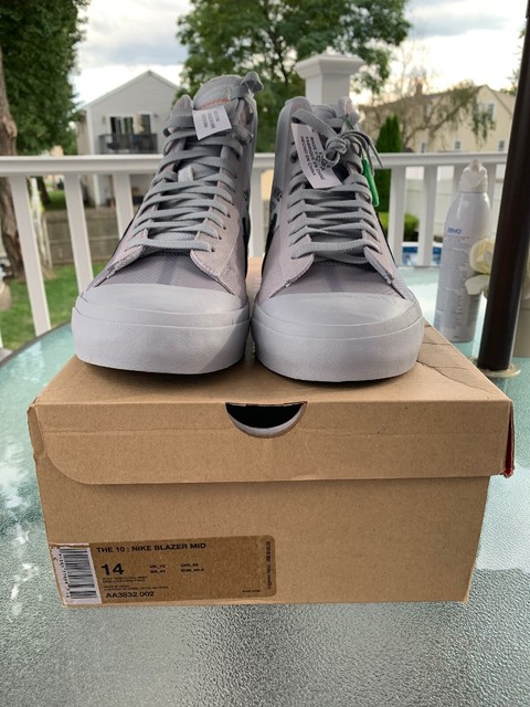 Nike The 10 Blazer MID 'Off White Serena Williams' AA3832 002 Nike The 10 Blazer MID 'Off White Serena Williams' AA3832 002
