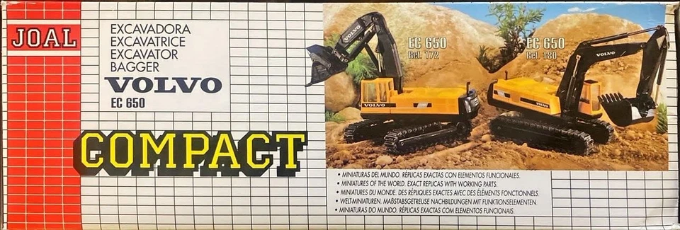 RARE COLLECTIBLE 1:50 JOAL EC650 VOLVO EXCAVATOR (YELLOW) - REF 172 BRAND NEW! - Image 2 of 4