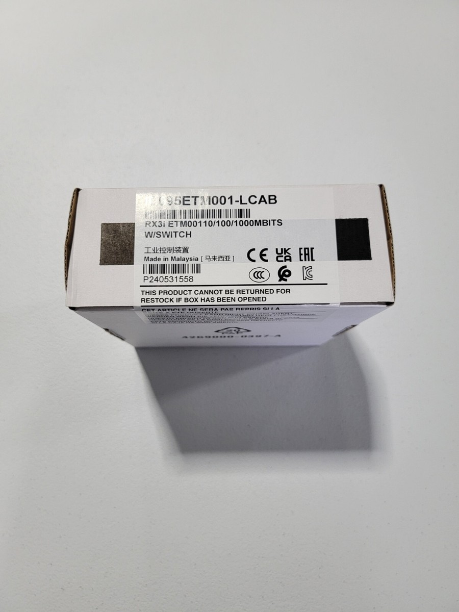 NEW GE FANUC IC695ETM001 ETHERNET MODULE IC695ETM001 LCAB FREE