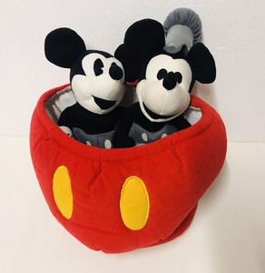 Disney World Mickey Mouse Negro Y Blanco De Peluche Souvenir De Peluche Animales Bebe De Juguete Ebay