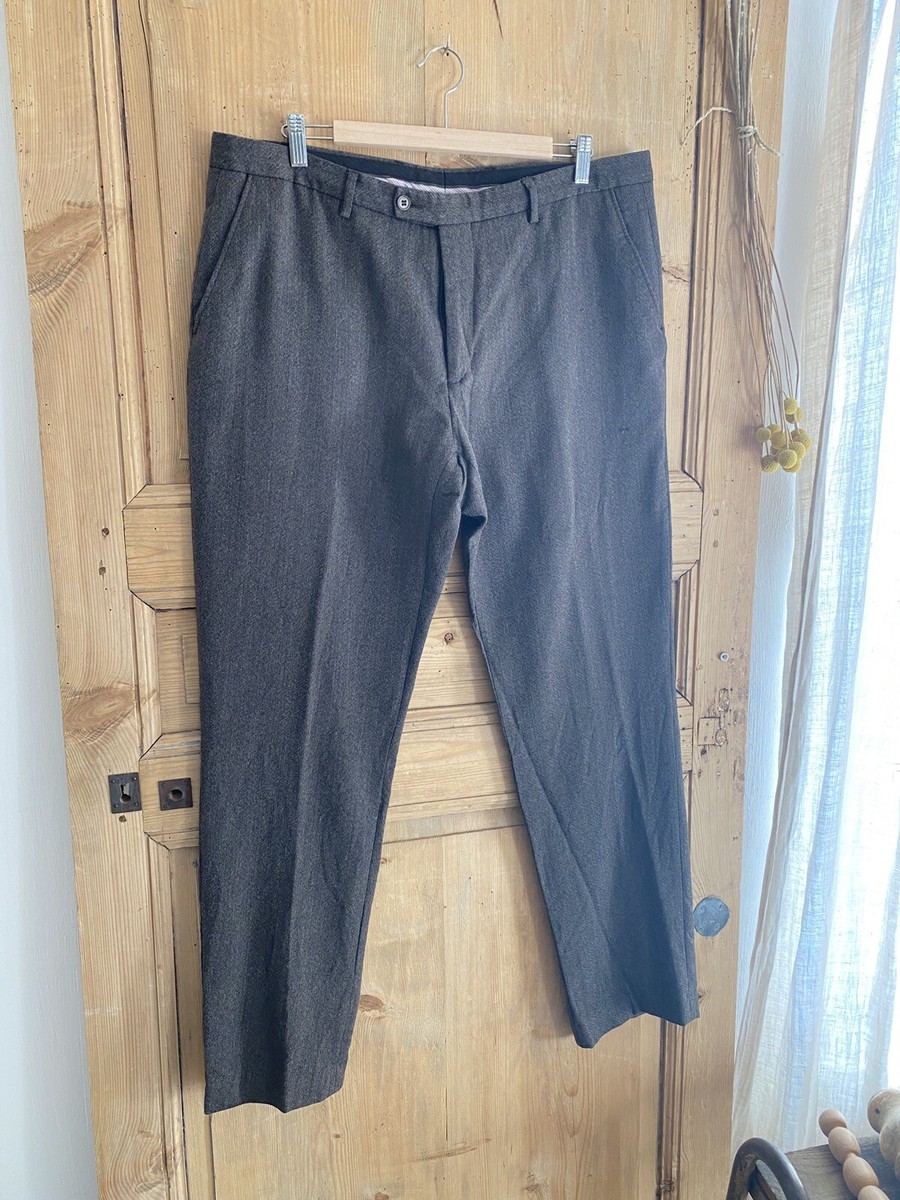 Vintage French RUSTIC peasant brown wool PANTS trouser c1950 | eBay