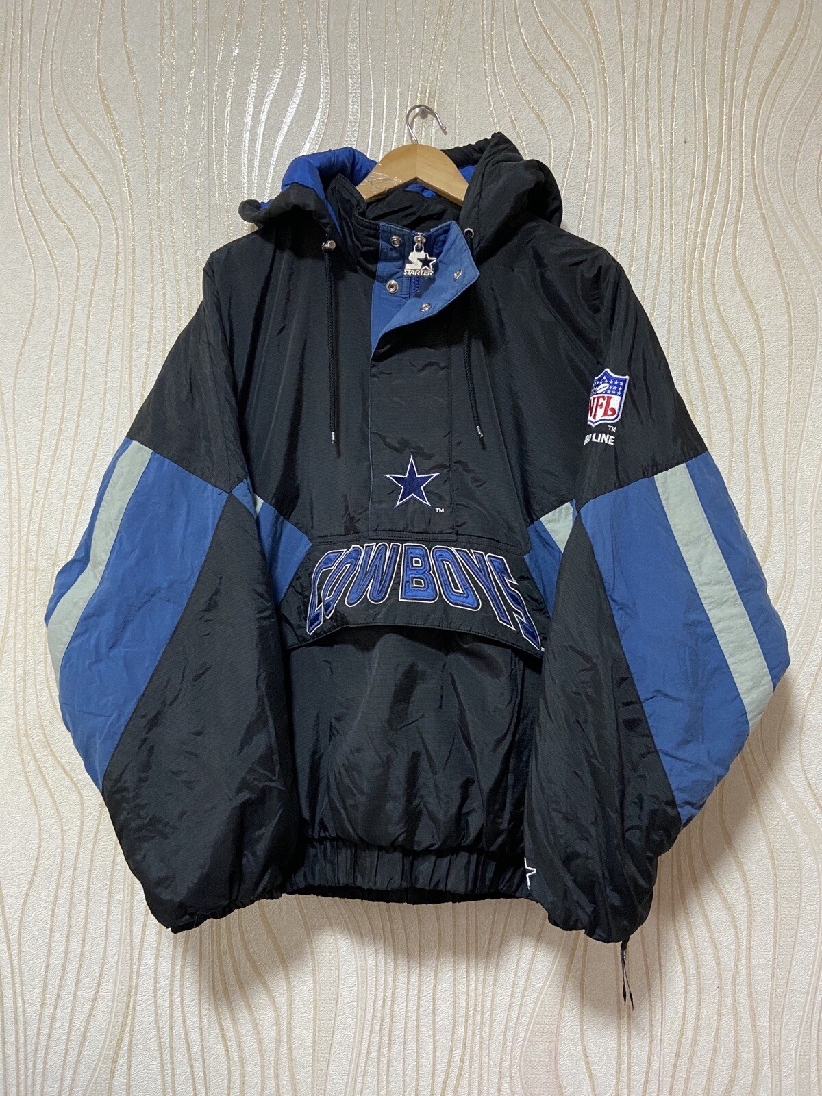 DALLAS COWBOYS NFL PUFFER HOODED JACKET 