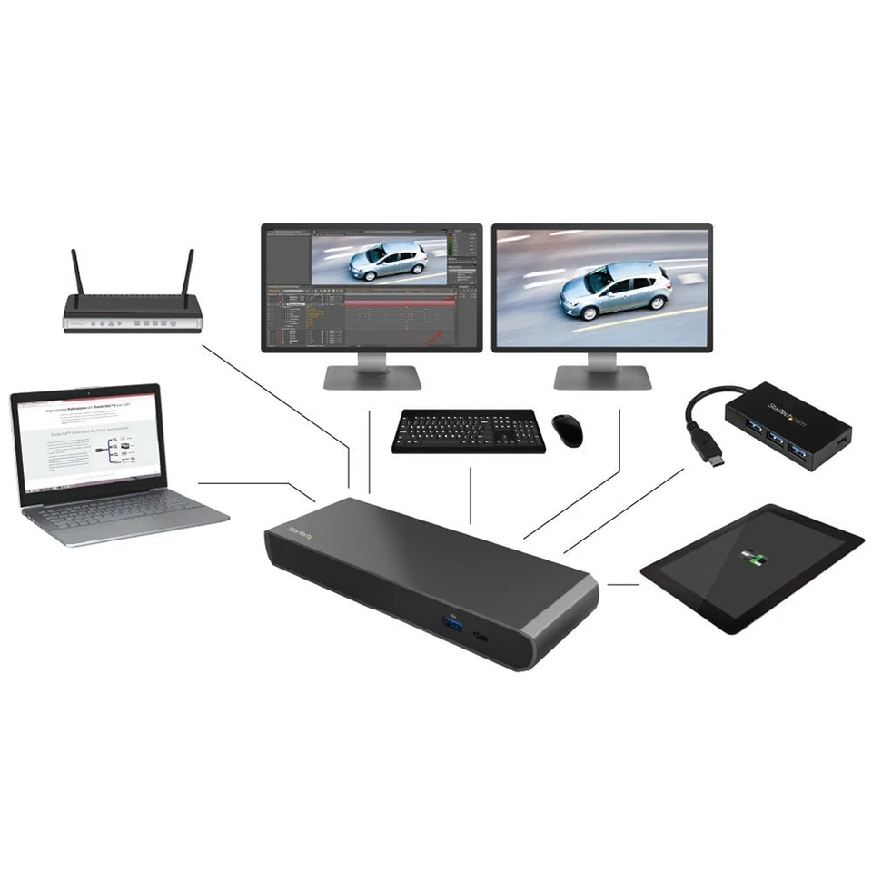 StarTech Thunderbolt 3 Dual-4K Docking Station per Apple Mac - No Accessori - Immagine 3 di 3