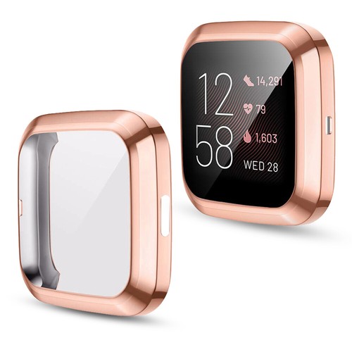 Soft TPU Full Cover Case For Fitbit Versa 2 Protective Bumper Screen Protector - Picture 12 of 22