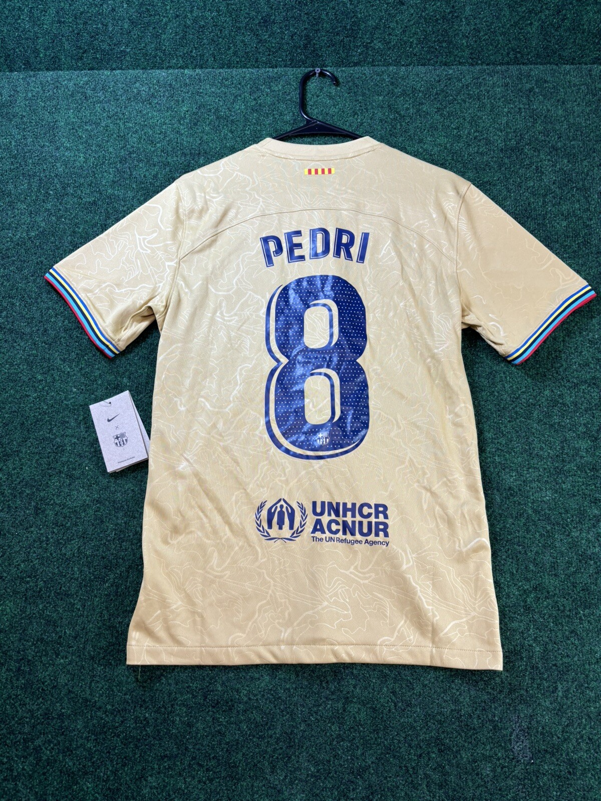 Men's Nike Pedri FC Barcelona 22/23 Away Replica Jersey Size Small DJ7675-715