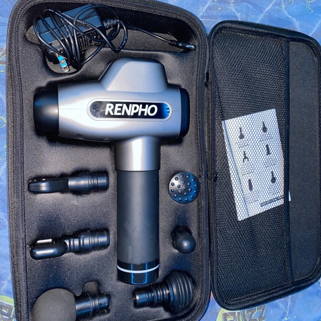 RENPHO Massage Gun RENPHO C3 Deep Tissue Muscle Massager Powerful Percussion M for sale online