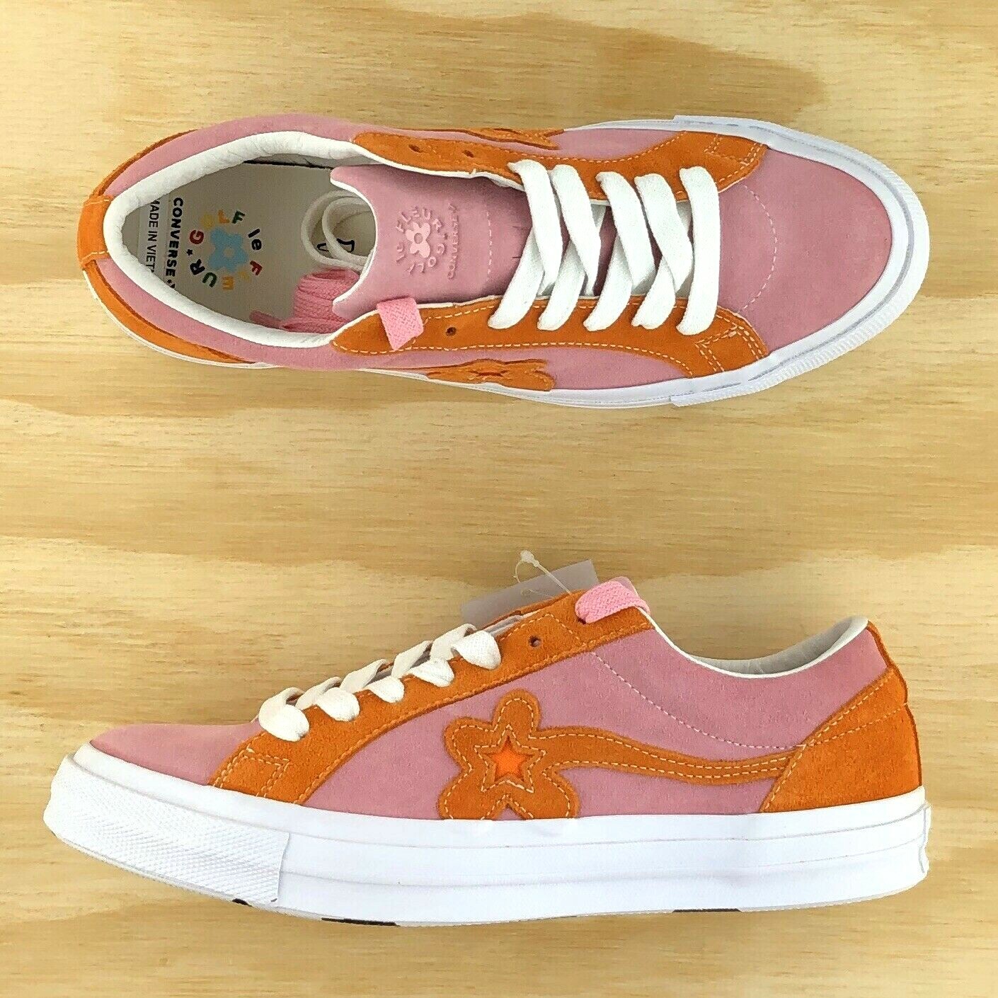 converse one star ox tyler the creator golf le fleur pink orange