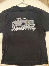 LGND Supply Company Men Black Cotton T-Shirt XL With Ford Truck