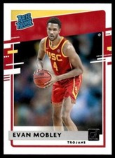 Evan Mobley 2021-22 Chronicles Donruss Rated Rookie RC Card #27 A-10