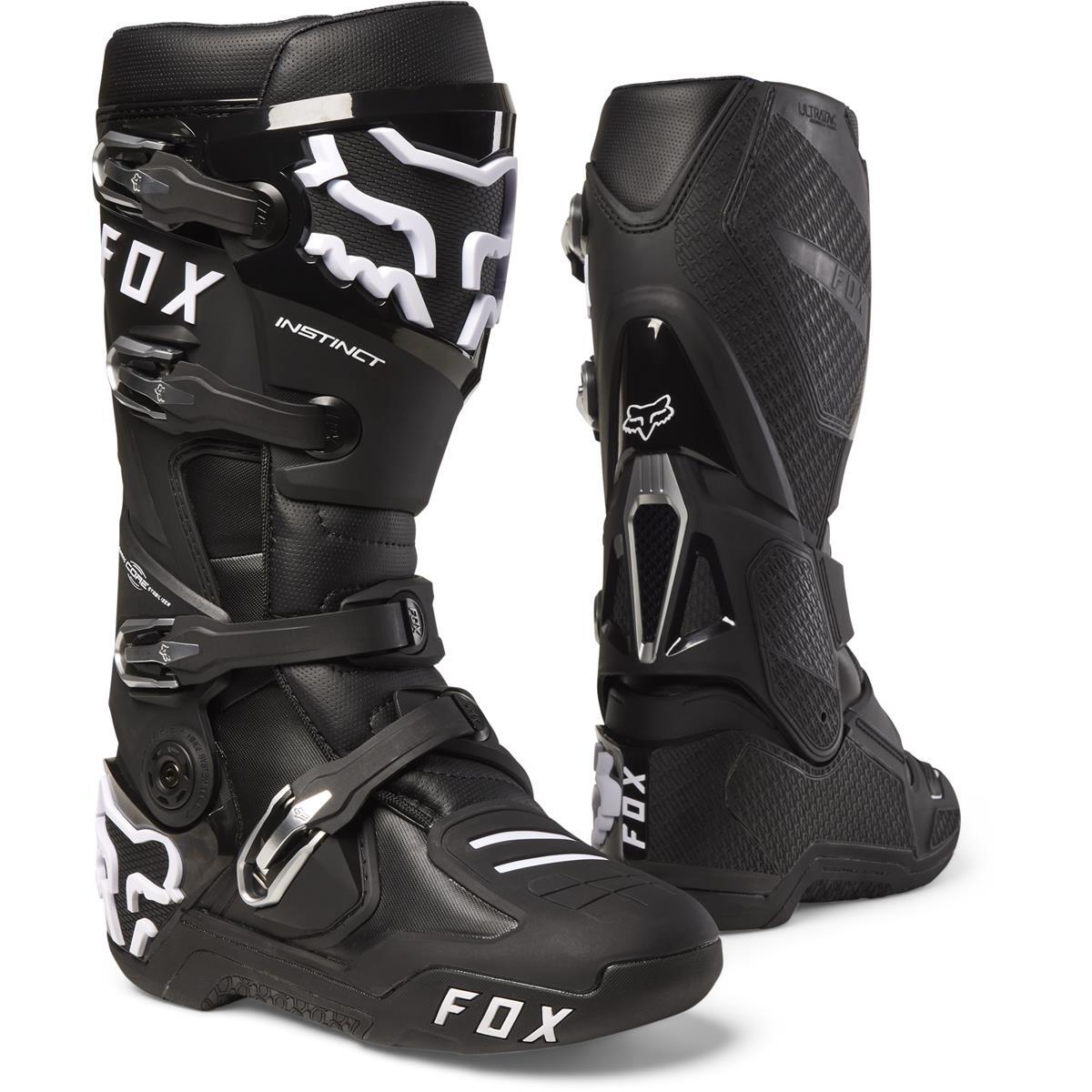 Fox Motocross-Stiefel Instinct Schwarz
