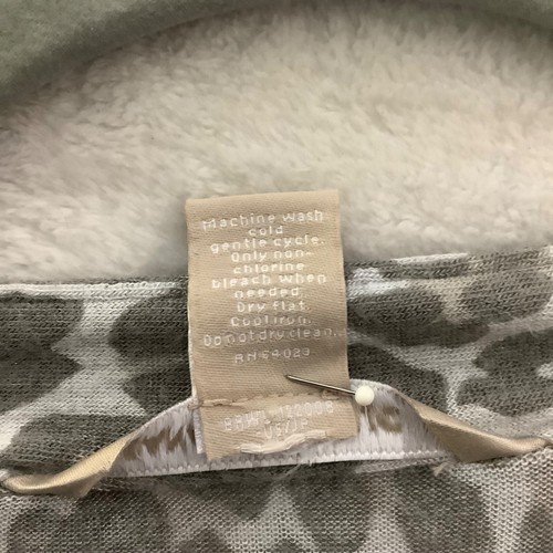 Banana Republic Leopard Animal Print Blouse Top Women Size Medium Modal Blend - Picture 4 of 7