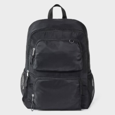 Girls' 18'' Two Pocket Backpack - art class 