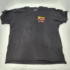 In-N-Out Burger T-Shirt Adult 2XL Las Vegas Black Palm Trees Sunset Double Sided