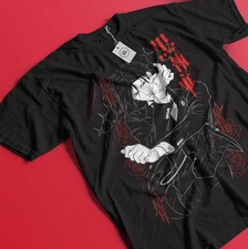 Sebastian Michaelis T-Shirt Black Butler Shirt Ciel Phantomhive Shirt Black