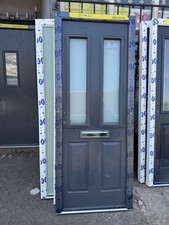 Brand New  Anthracite Grey Composite Door In A Grey Frame 835 X 2065 Mm