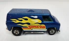 Vintage Hot Wheels Super Van Blue Yellow Diecast Van 1974 70s