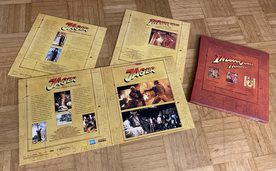 Laser Disc Indianer Jones Trilogie Widescreen PAL Deutsch Lucasfilm Limited 1981 - Bild 4 von 4