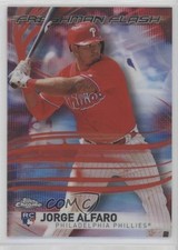2017 Topps Chrome Freshman Flash Red Refractor 1/5 Jorge Alfaro #7 11pj