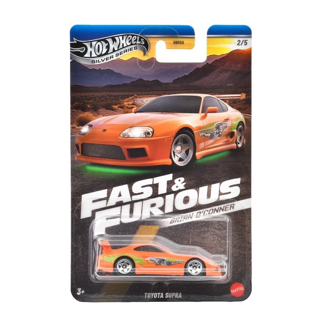 Fast Furious Brian O'Conner Model Car Toyota Supra Orange 1:64 HW JBY30
