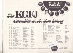 KGFJ Los Angeles R&B/Soul Radio Music Survey 6-24-74 Buster Jones  Lucky Pierre