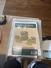Craftways Pineapple Coasters Plastic Canvas Pattern or Kit with holder