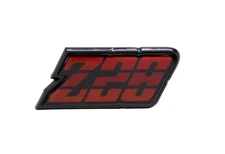 Trim Parts 6955 - 1980-81 Chevy Camaro Fuel Door Emblem Z-28 Red USA Made