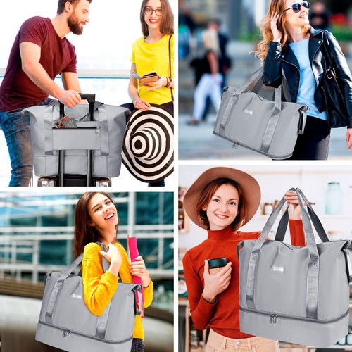 36L Weekend Borsa a tracolla borsa da palestra separata asciutta e umida borsa - Foto 14 di 24