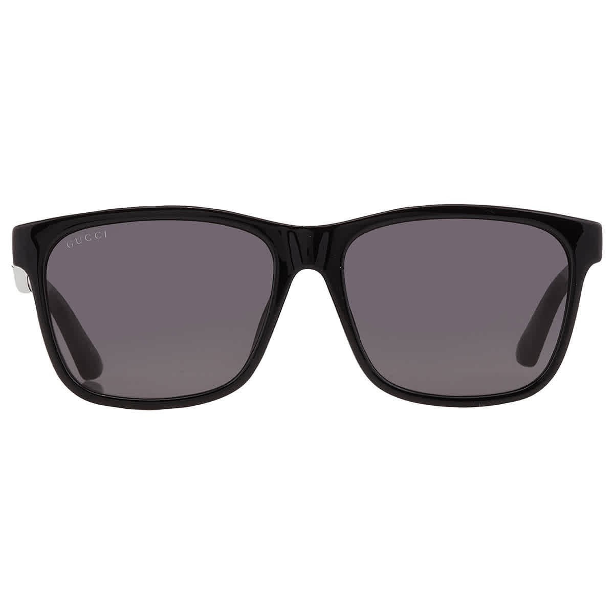 サングラス GUCCI Gucci - GG2012S - 001 black black grey Gucci GG0746SA-001 Rectangle Men's Sunglasses - Black/Gray