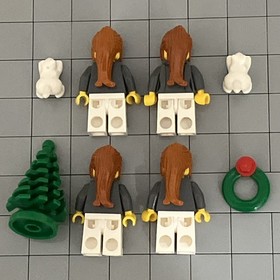 LEGO Creator Expert Winter  Toy Shop #10249 Retired Lot Of 4 Minifigures D2 34
