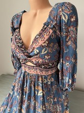 Renaissance 👀Dress Juniors L Knot Peek Romantasy Victorian Boho Granola Cottage