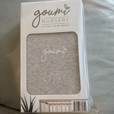 Goumi Nursery Soft Bamboo Organic Cotton Fitted Crib Sheet