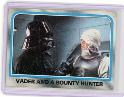 1980 Topps Star Wars The Empire Strikes Back #181 Vader and a Bounty Hunter