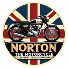 MOTORCYCLE MOTORCYCLE BIKER STICKER NORTON ENGLAND STICKER NZ018