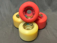 Vintage Tracker Lester Kasai Marbles Split Color 95a 61mm NOS skate alva hosoi