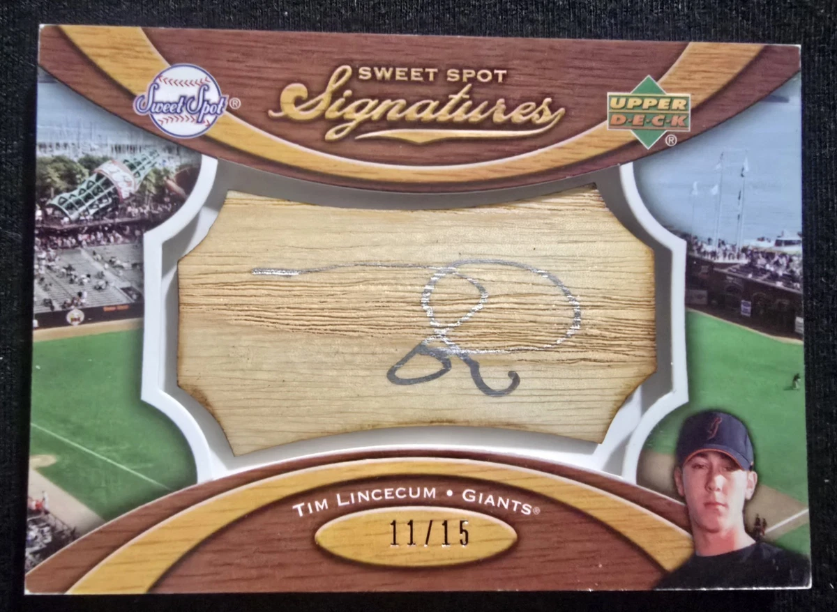 Tim Lincecum Baseball San Francisco Giants Autographed Sports