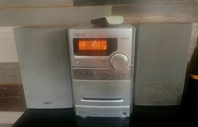 Sony CMT-NEZ3 Micro Hi-Fi Shelf System - W/REMOTE - CD/Tape/AM/FM