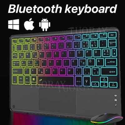 Für Huawei MatePad Pro SE 11/Air 11.5 S Touchpad Beleuchtet QWERTZ Tastatur Maus