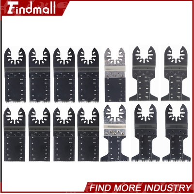 Findmall 14 Pieces Oscillating Multi Tool Saw Blades