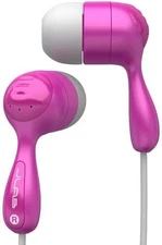 JLab Audio JBuds Hi-Fi Noise-Reducing Ear Buds, Guaranteed for Life - Pink