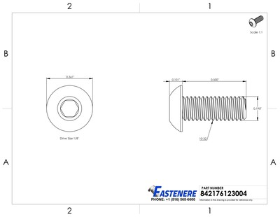 #ad 10 32 Button Head Socket Cap Screws Alloy Steel Grade 8 Black Oxide Allen Hex $359.45